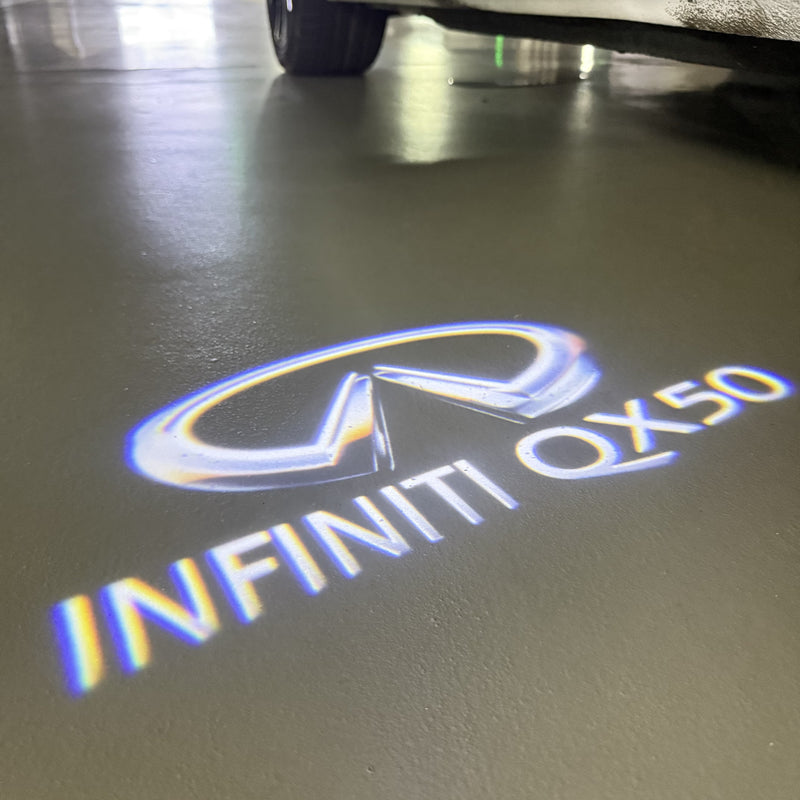 INFINITI Q60 LOGO PROJECROTR LIGHTS Nr.47 (quantità 1 = 1 set/2 luci porta)