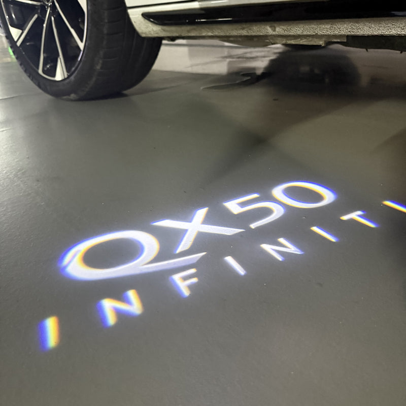 INFINITI Q60 LOGO PROJECROTR LIGHTS Nr.47 (quantità 1 = 1 set/2 luci porta)