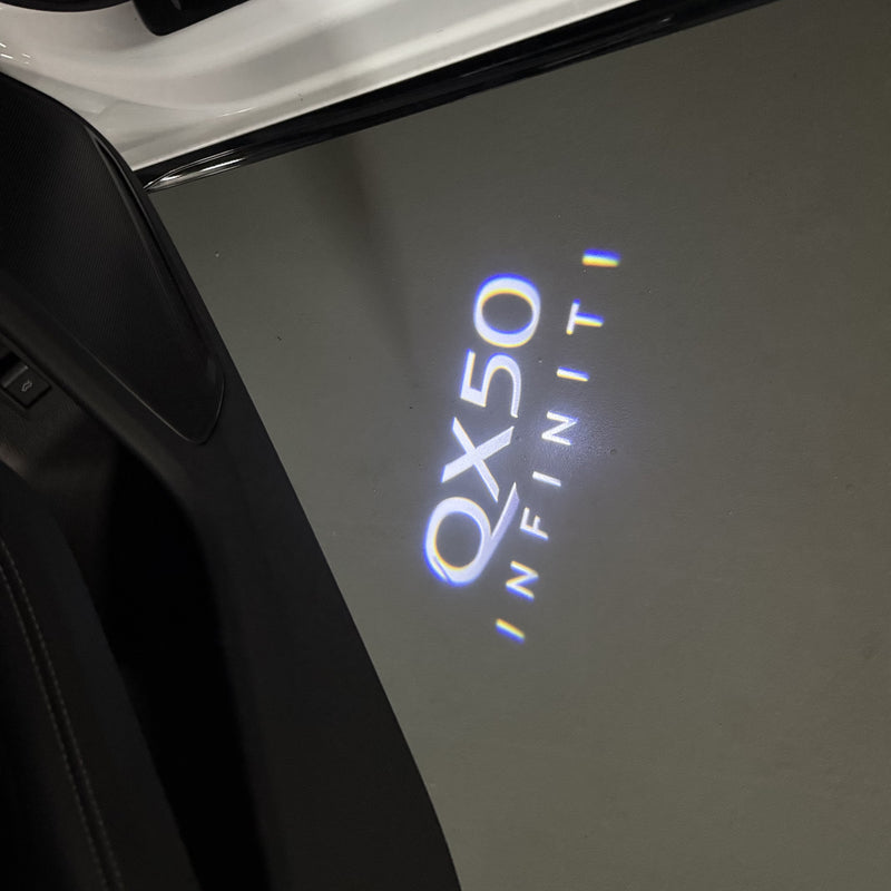 INFINITI Q60 LOGO PROJECROTR LIGHTS Nr.47 (quantità 1 = 1 set/2 luci porta)