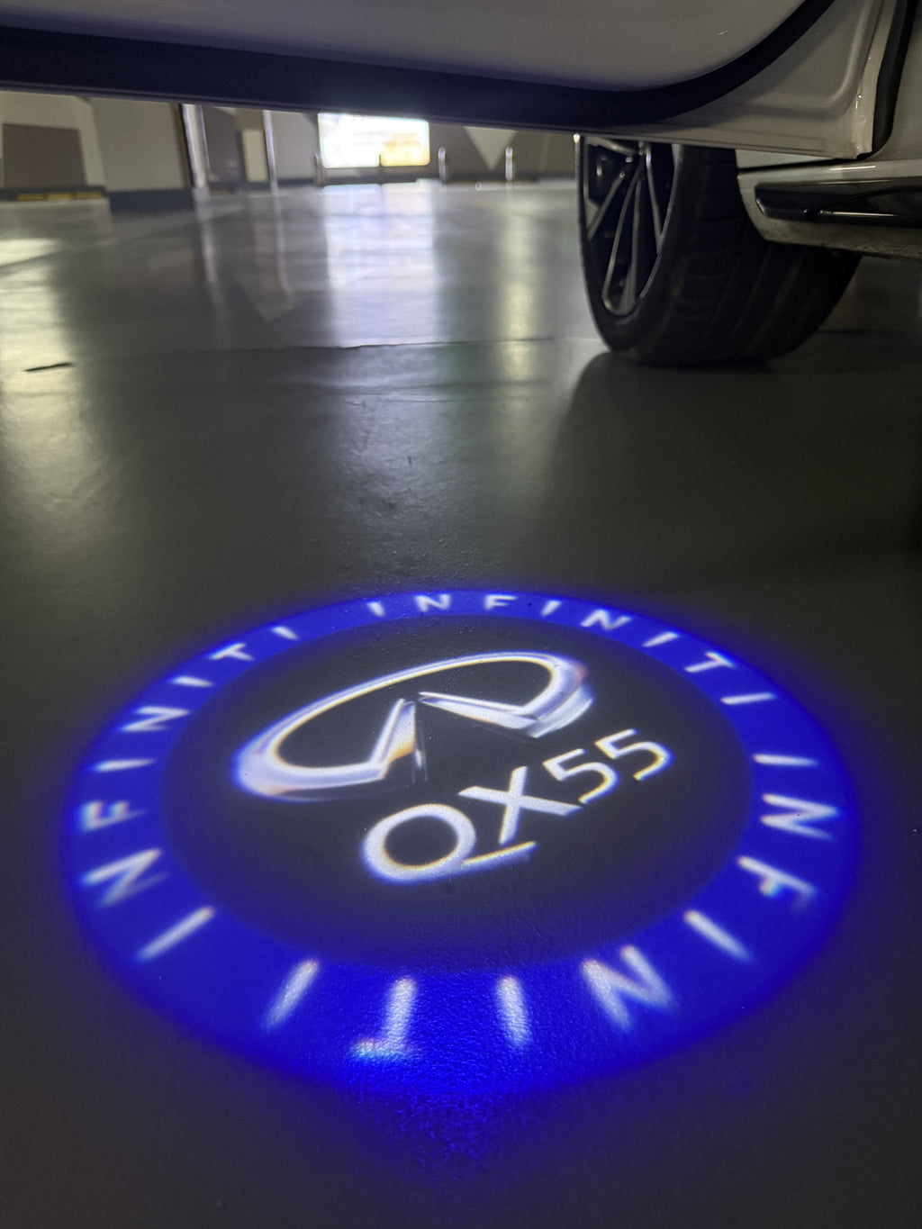 INFINITI QX 55 LOGO PROJECROTR LIGHTS (quantity 1 = 1 sets/2 door lights) Nr.47X0Z8