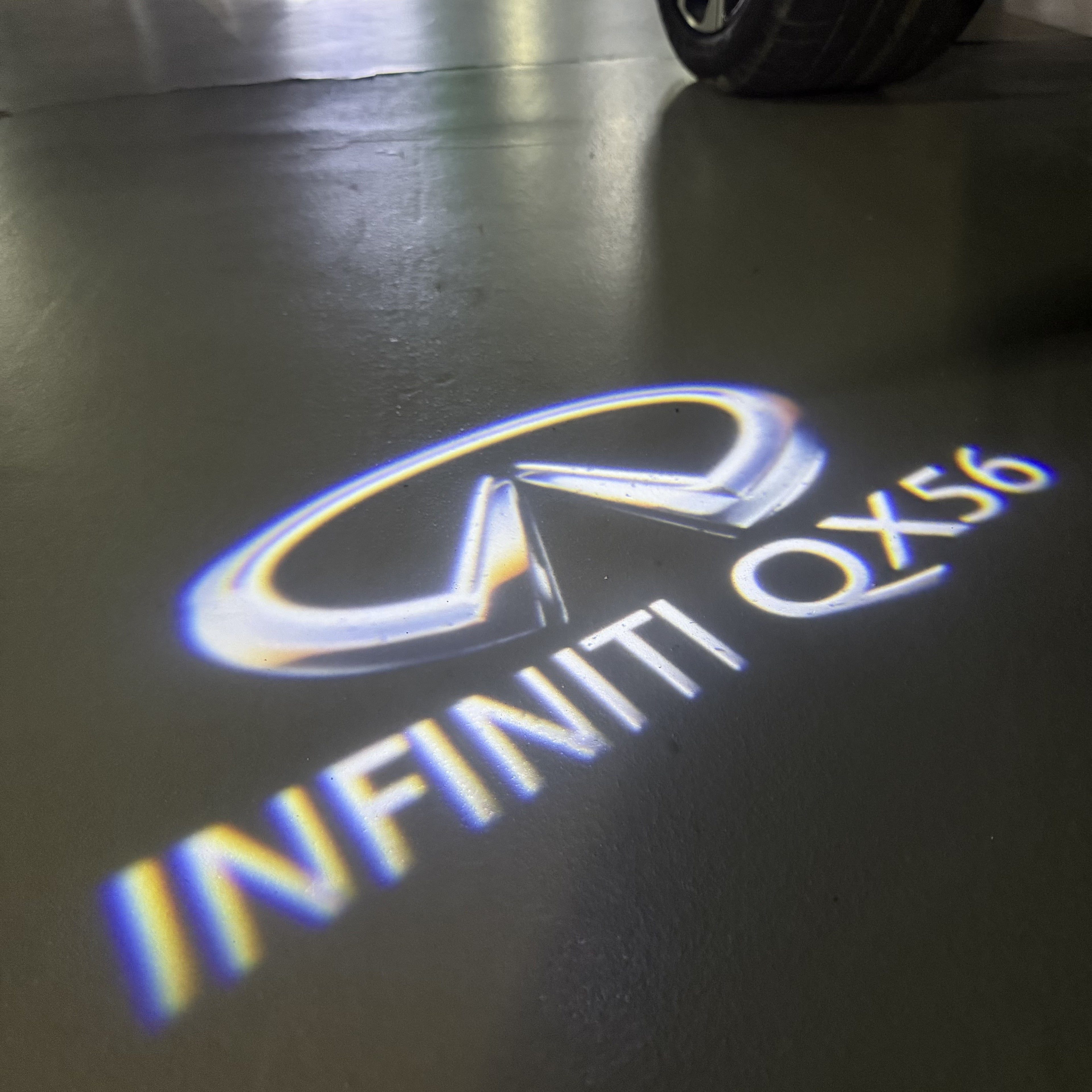 INFINITI QX 56 LOGO PROJECROTR LIGHTS (quantity 1 = 1 sets/2 door lights) Nr.47S023