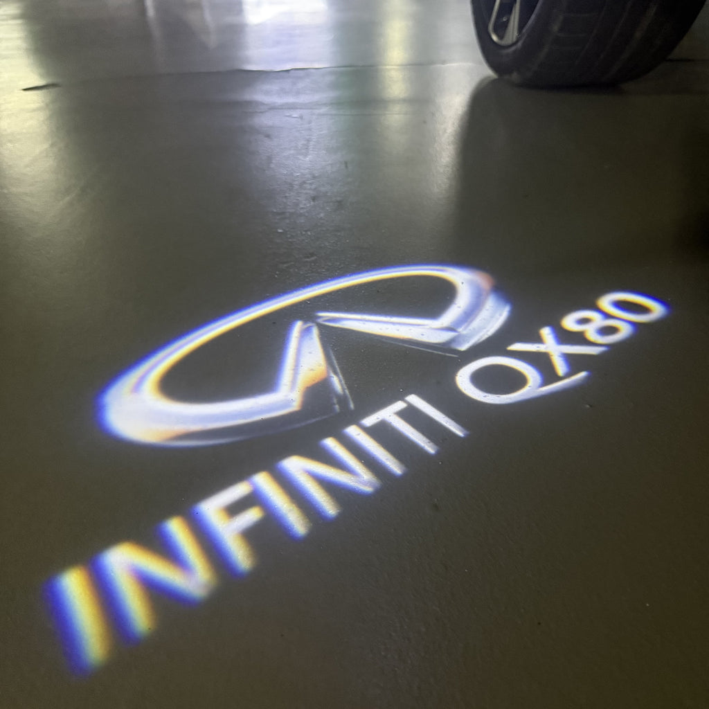 INFINITI QX 80 LOGO PROJECROTR LIGHTS (quantity 1 = 1 sets/2 door lights) Nr.47X34
