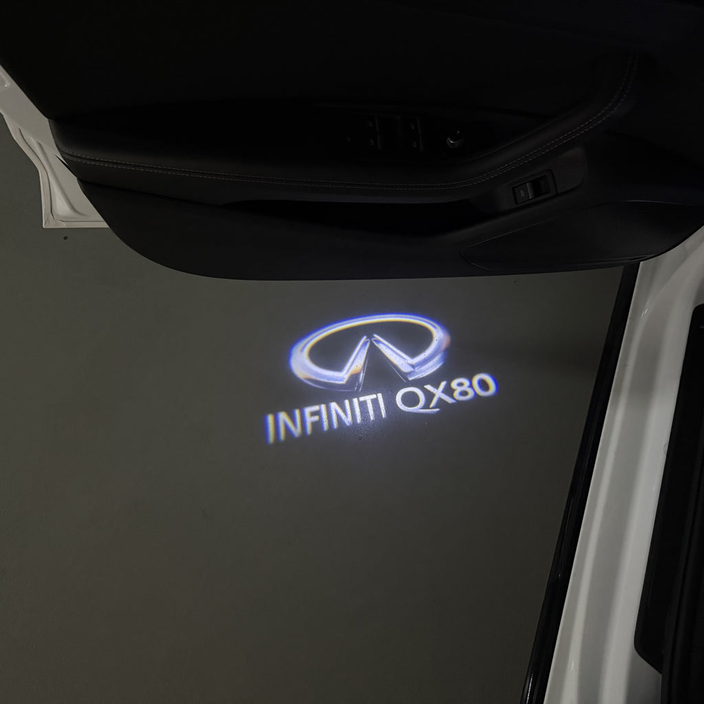 INFINITI QX 80 LOGO PROJECROTR LIGHTS (quantity 1 = 1 sets/2 door lights) Nr.47X34