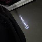 MERCEDES BENZ HYBRID LOGO PROJECTOT LIGHTS  (quantity 1 = 1 set /2 door lights with 2 logo films)Nr.02M248