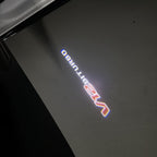 MERCEDES BENZ V12 LOGO PROJECTOT LIGHTS  (quantity 1 = 1 set /2 door lights with 2 logo films)Nr.02M233