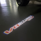 MERCEDES BENZ V8 LOGO PROJECTOT LIGHTS  (quantity 1 = 1 set /2 door lights with 2 logo films)Nr.02M231