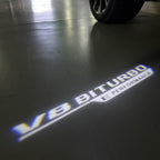 MERCEDES BENZ V8 LOGO PROJECTOT LIGHTS  (quantity 1 = 1 set /2 door lights with 2 logo films)Nr.02M230