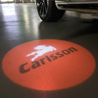 MERCEDES BENZ CARLSSON LOGO PROJECTOT LIGHTS  (quantity 1 = 1 set /2 door lights with 2 logo films)Nr.02M240
