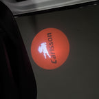 MERCEDES BENZ CARLSSON LOGO PROJECTOT LIGHTS  (quantity 1 = 1 set /2 door lights with 2 logo films)Nr.02M240