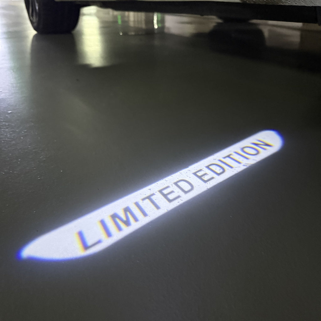 MERCEDES BENZ EDITION LOGO PROJECTOT LIGHTS  (quantity 1 = 1 set /2 door lights with 2 logo films)Nr.02M237