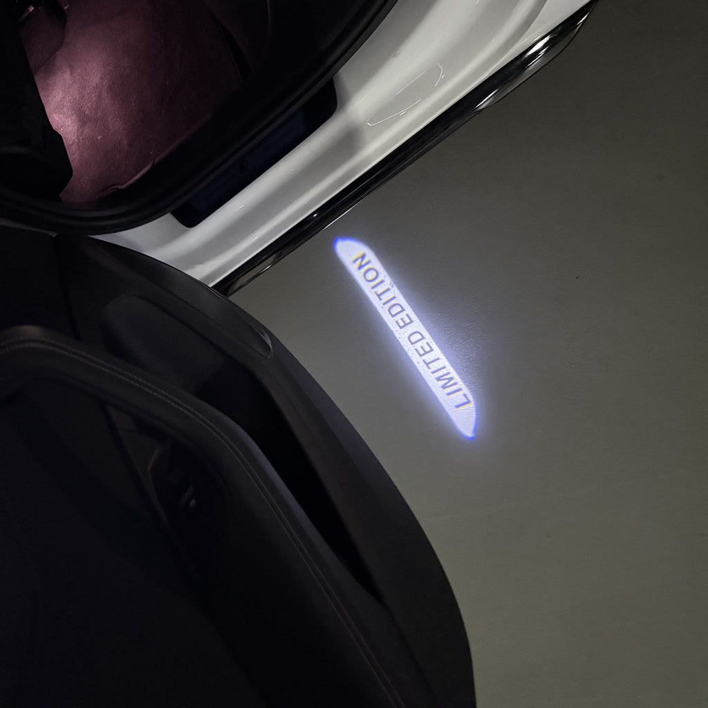 MERCEDES BENZ EDITION LOGO PROJECTOT LIGHTS  (quantity 1 = 1 set /2 door lights with 2 logo films)Nr.02M237