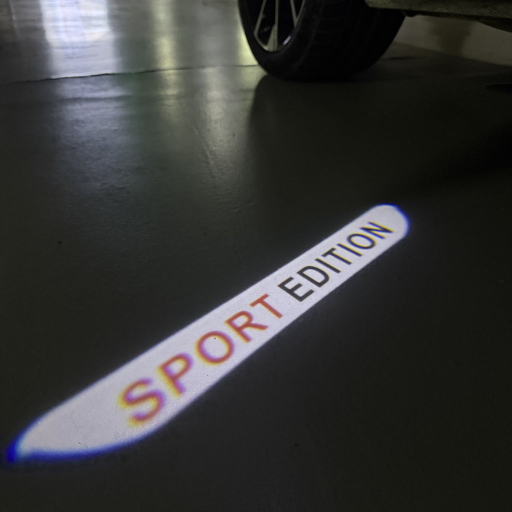 MERCEDES BENZ EDITION LOGO PROJECTOT LIGHTS  (quantity 1 = 1 set /2 door lights with 2 logo films)Nr.02M235