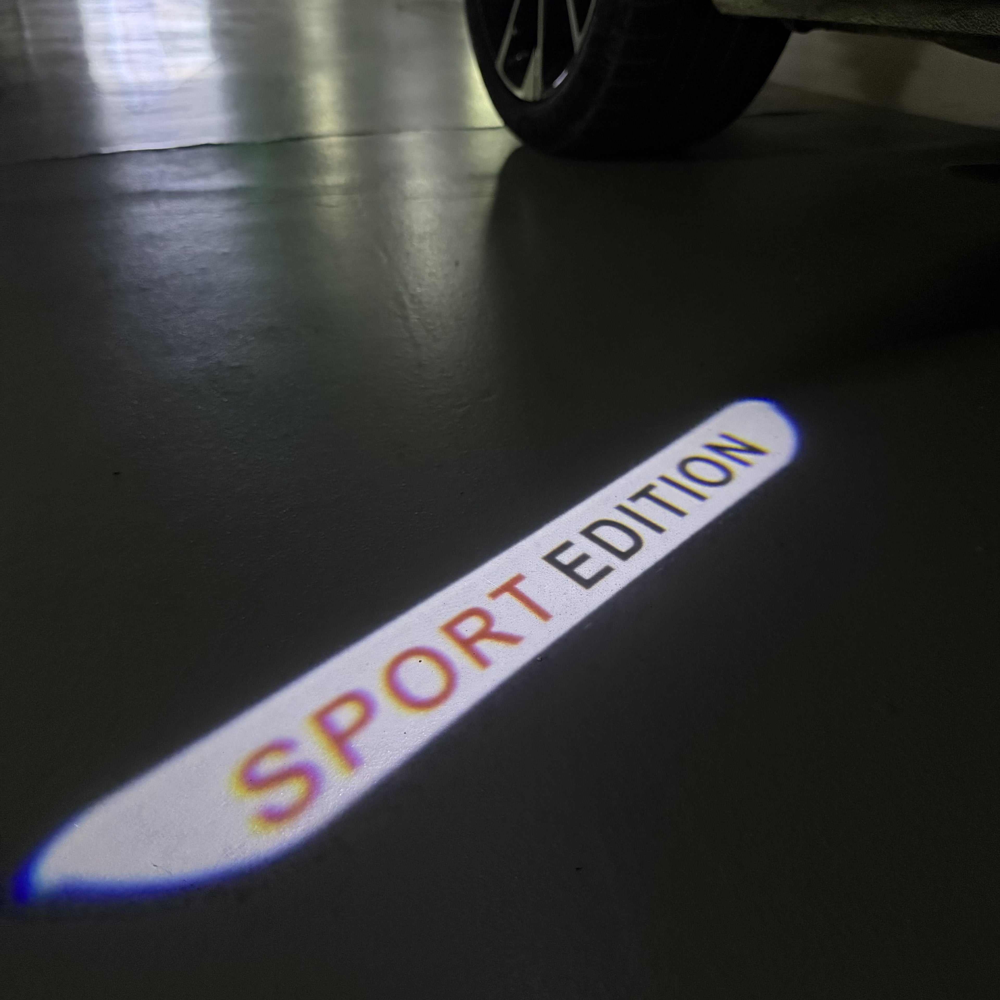 MERCEDES BENZ EDITION LOGO PROJECTOT LIGHTS  (quantity 1 = 1 set /2 door lights with 2 logo films)Nr.02M235