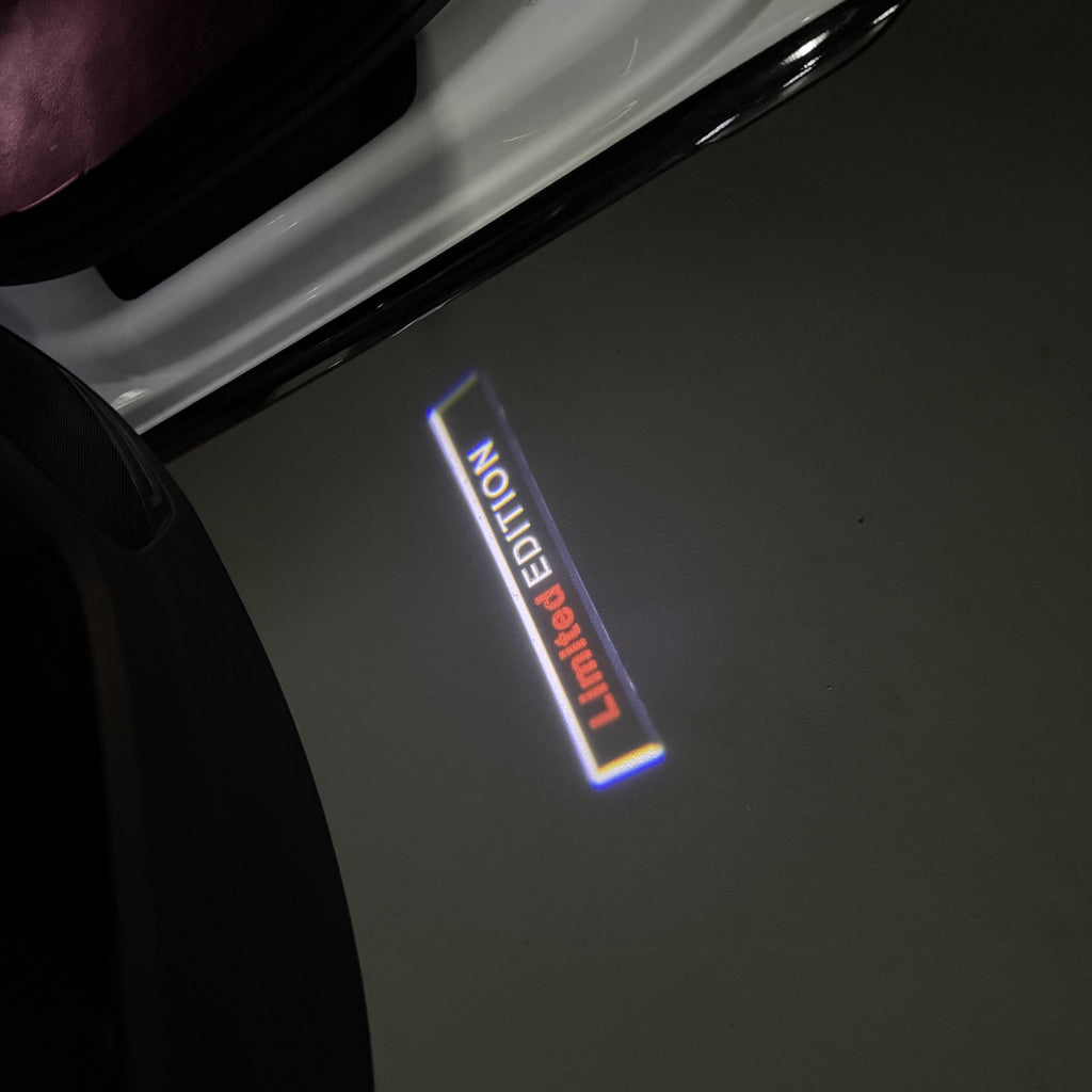 MERCEDES BENZ EDITION LOGO PROJECTOT LIGHTS  (quantity 1 = 1 set /2 door lights with 2 logo films)Nr.02M236