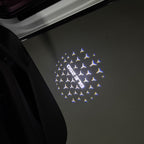 MERCEDES BENZ GLE 250 LOGO PROJECTOT LIGHTS  (quantity 1 = 1 set /2 door lights with 2 logo films)Nr.02M448