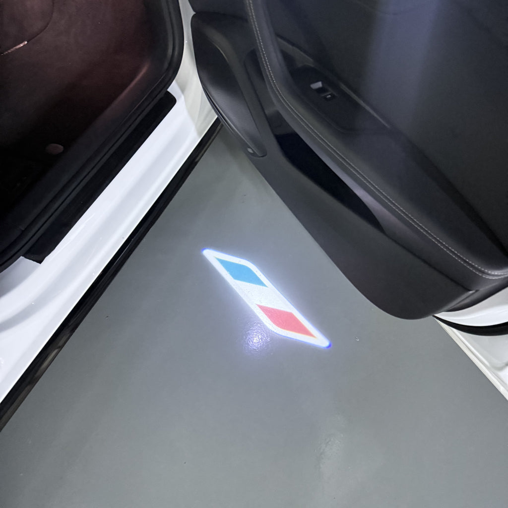 FIAT ORIGINAL LOGO PROJECTOT LIGHTS  (quantity  1 =  2 Logo Film /  2 door lights)Nr.48ER03