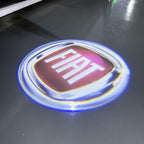 FIAT ORIGINAL LOGO PROJECTOT LIGHTS Nr.48 (quantity  1 =  2 Logo Film /  2 door lights)