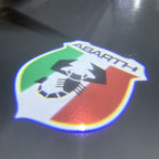 FIAT ABARTH LOGO PROJECTOT LIGHTS  (quantity  1 =  2 Logo Film /  2 door lights)Nr.48ER02