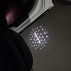 MERCEDES BENZ GLE 450 LOGO PROJECTOT LIGHTS  (quantity 1 = 1 set /2 door lights with 2 logo films)Nr.02M455