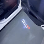 FIAT 500 LOGO PROJECTOT LIGHTS  (quantity  1 =  2 Logo Film /  2 door lights)Nr.48ER01