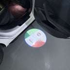 FIAT 500 LOGO PROJECTOT LIGHTS  (quantity  1 =  2 Logo Film /  2 door lights)Nr.48ER03W