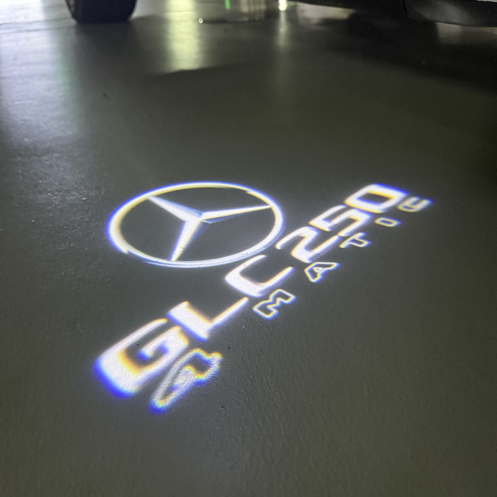 MERCEDES BENZ GLC 250 LOGO PROJECTOT LIGHTS  (quantity 1 = 1 set /2 door lights with 2 logo films)Nr.02M434