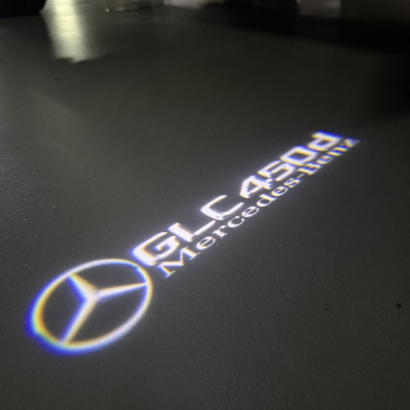 MERCEDES BENZ GLC 450d LOGO PROJECTOT LIGHTS  (quantity 1 = 1 set /2 door lights with 2 logo films)Nr.02M447