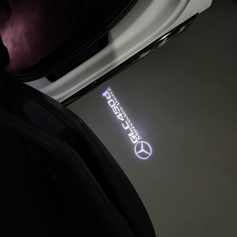 MERCEDES BENZ GLC 450d LOGO PROJECTOT LIGHTS  (quantity 1 = 1 set /2 door lights with 2 logo films)Nr.02M447