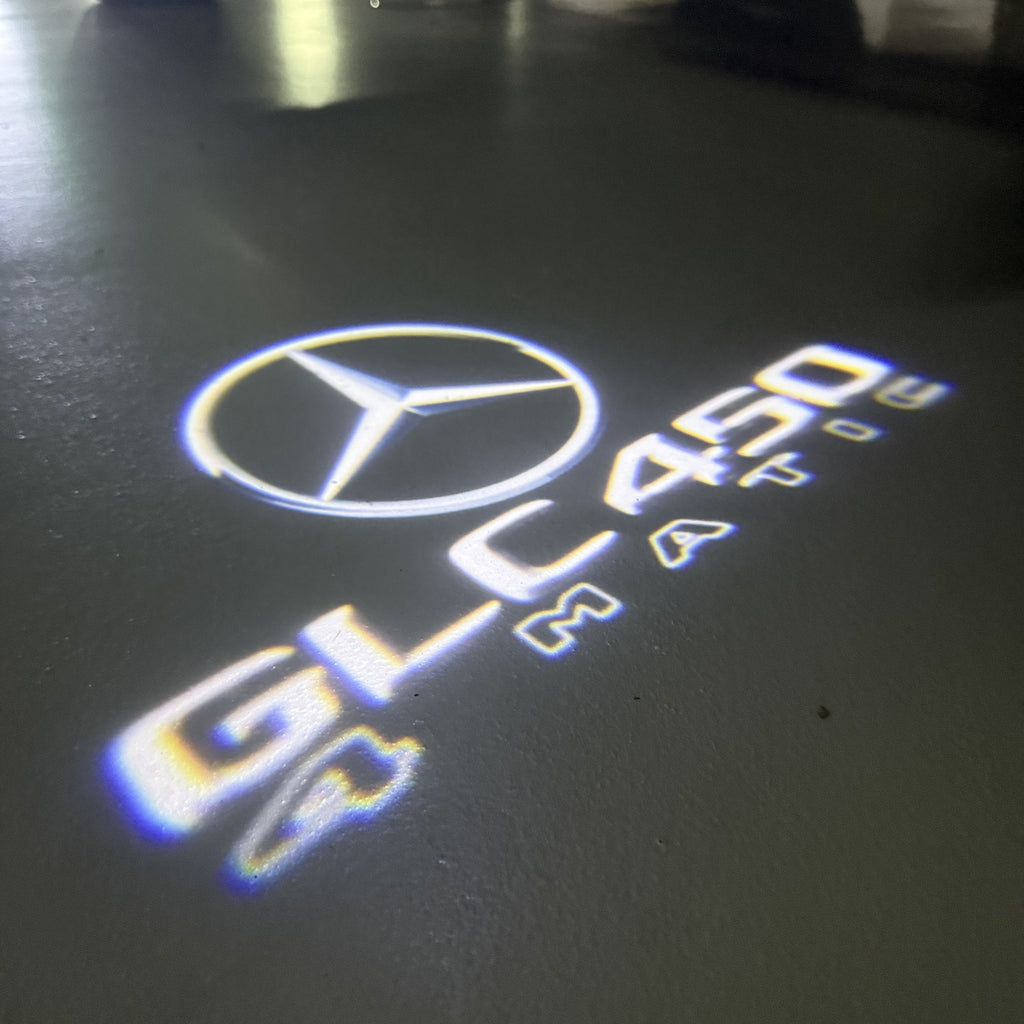 MERCEDES BENZ GLC 450 LOGO PROJECTOT LIGHTS  (quantity 1 = 1 set /2 door lights with 2 logo films)Nr.02M446