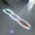 FIAT 500 LOGO PROJECTOT LIGHTS  (quantity  1 =  2 Logo Film /  2 door lights)Nr.48ER09