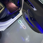 FIAT 500 LOGO PROJECTOT LIGHTS  (quantity  1 =  2 Logo Film /  2 door lights)Nr.48ER09