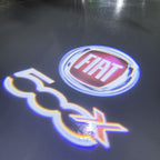 FIAT 500 LOGO PROJECTOT LIGHTS  (quantity  1 =  2 Logo Film /  2 door lights)Nr.48ER12
