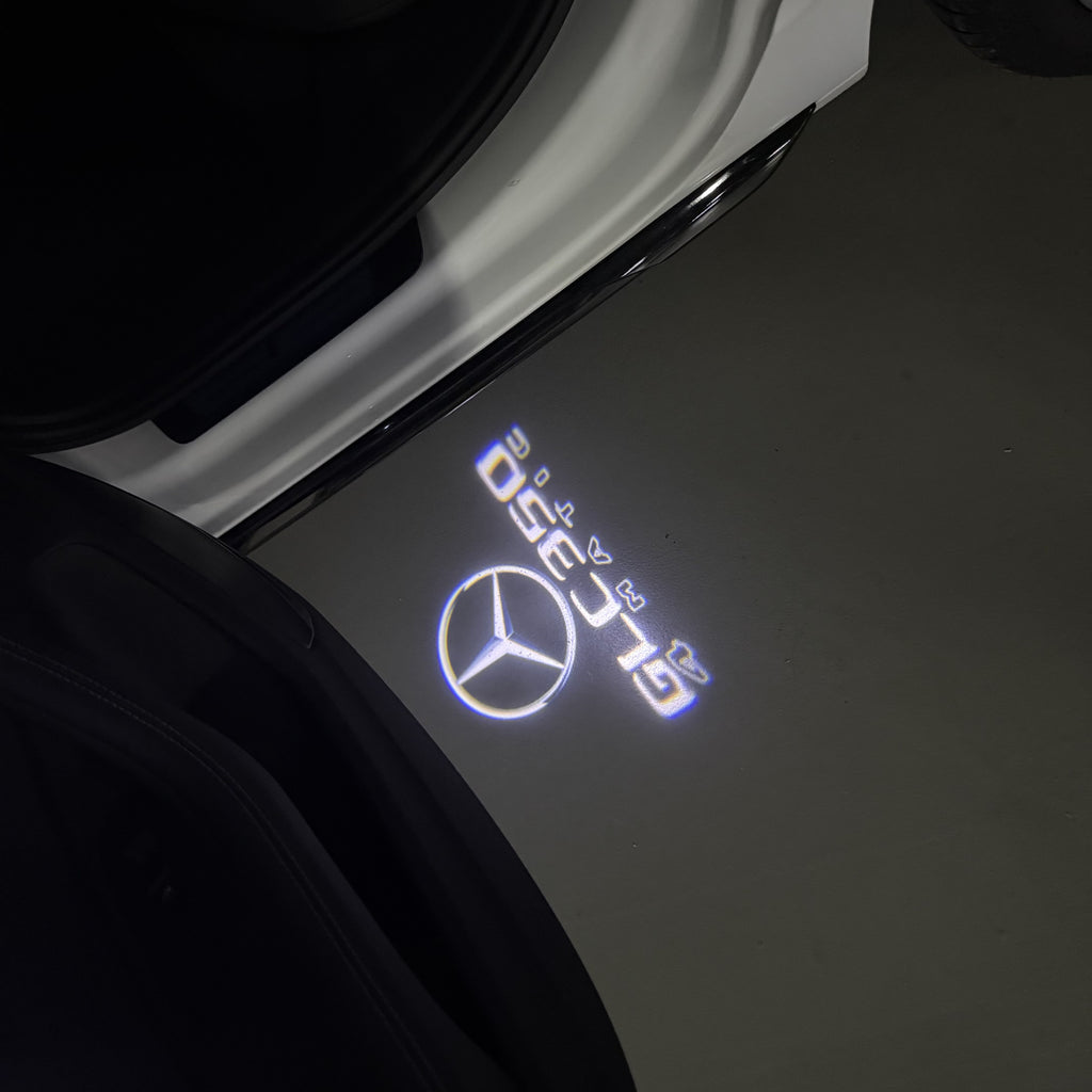 MERCEDES BENZ GLC 350 LOGO PROJECTOT LIGHTS  (quantity 1 = 1 set /2 door lights with 2 logo films)Nr.02M440