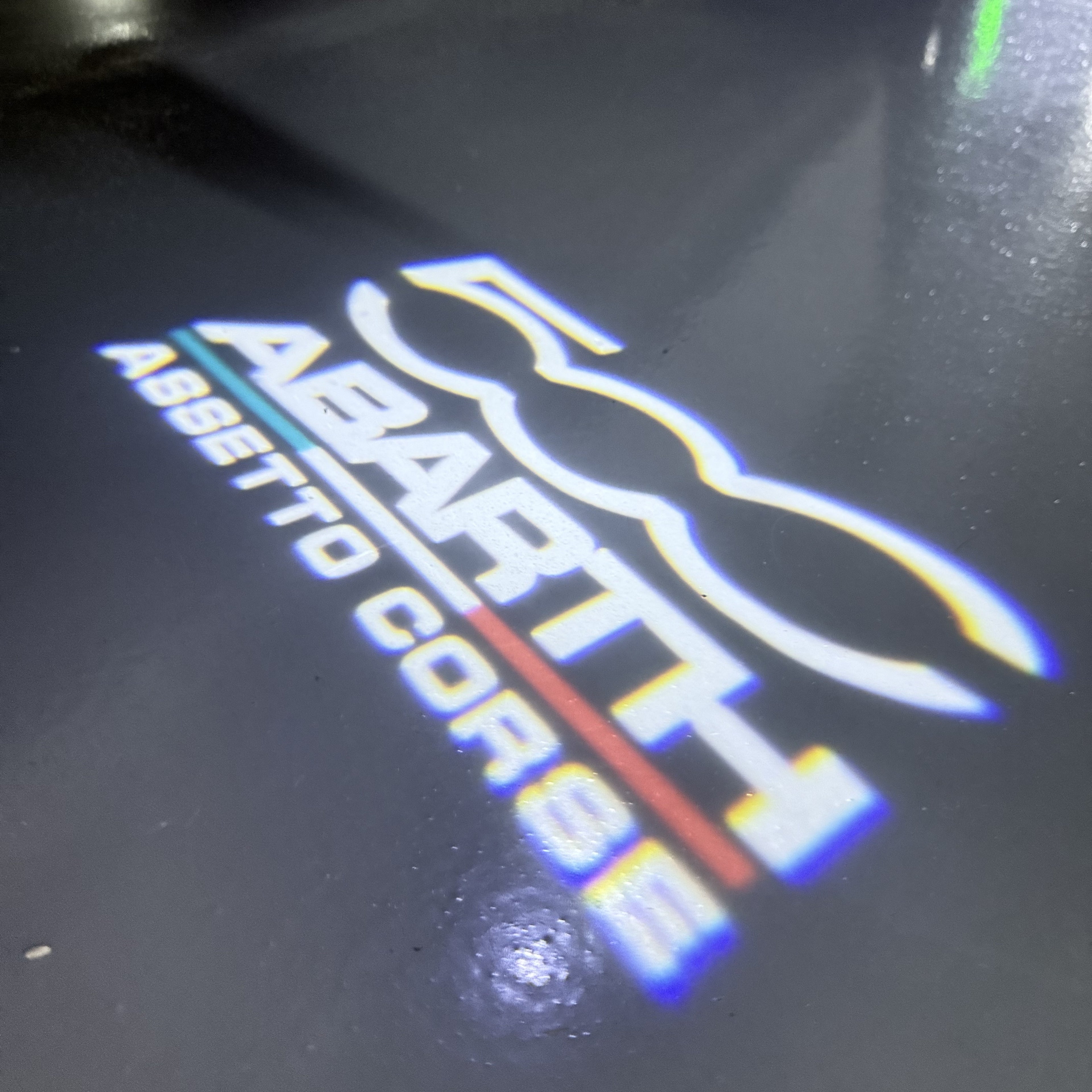 FIAT 500 LOGO PROJECTOT LIGHTS  (quantity  1 =  2 Logo Film /  2 door lights)Nr.48ER17