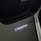 MERCEDES BENZ GLS 450d LOGO PROJECTOT LIGHTS  (quantity 1 = 1 set /2 door lights with 2 logo films)Nr.02M471