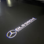 MERCEDES BENZ GLS 580d LOGO PROJECTOT LIGHTS  (quantity 1 = 1 set /2 door lights with 2 logo films)Nr.02M477