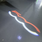 FIAT 500 LOGO PROJECTOT LIGHTS  (quantity  1 =  2 Logo Film /  2 door lights)Nr.48ER14