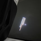 MERCEDES BENZ BITURBO LOGO PROJECTOT LIGHTS  (quantity 1 = 1 set /2 door lights with 2 logo films)Nr.02M252