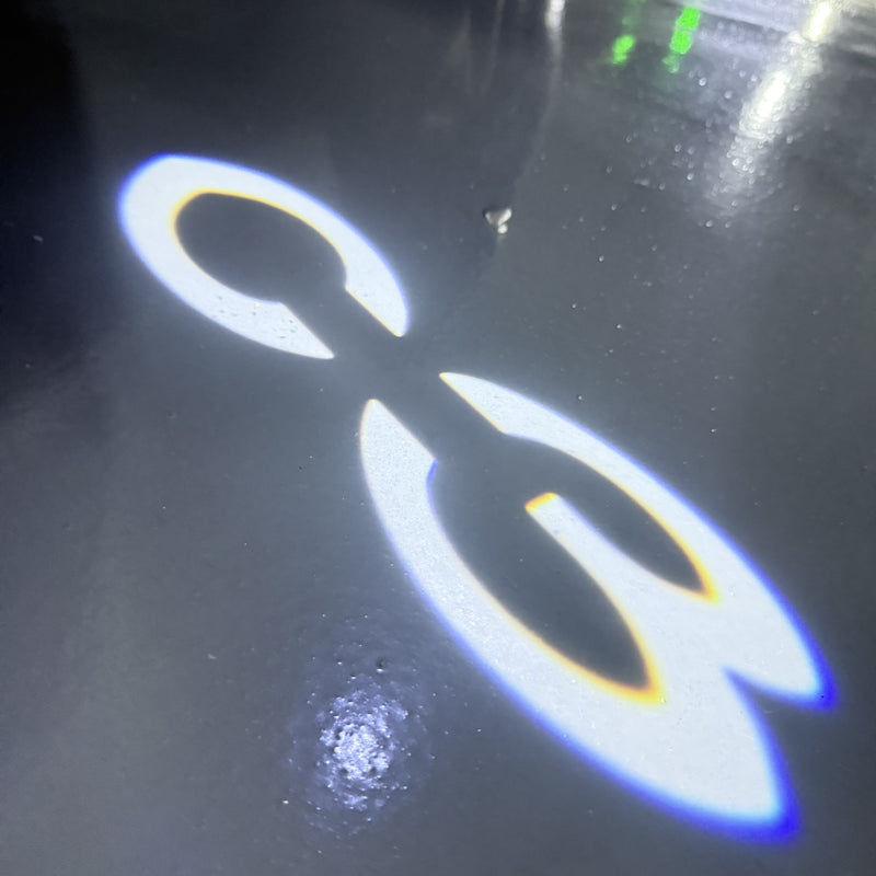 CITROËN ORIGINAL LOGO PROJECTOT LIGHTS Nr.2801 (quantità 1 = 2 pellicole logo /2 luci porta） 
