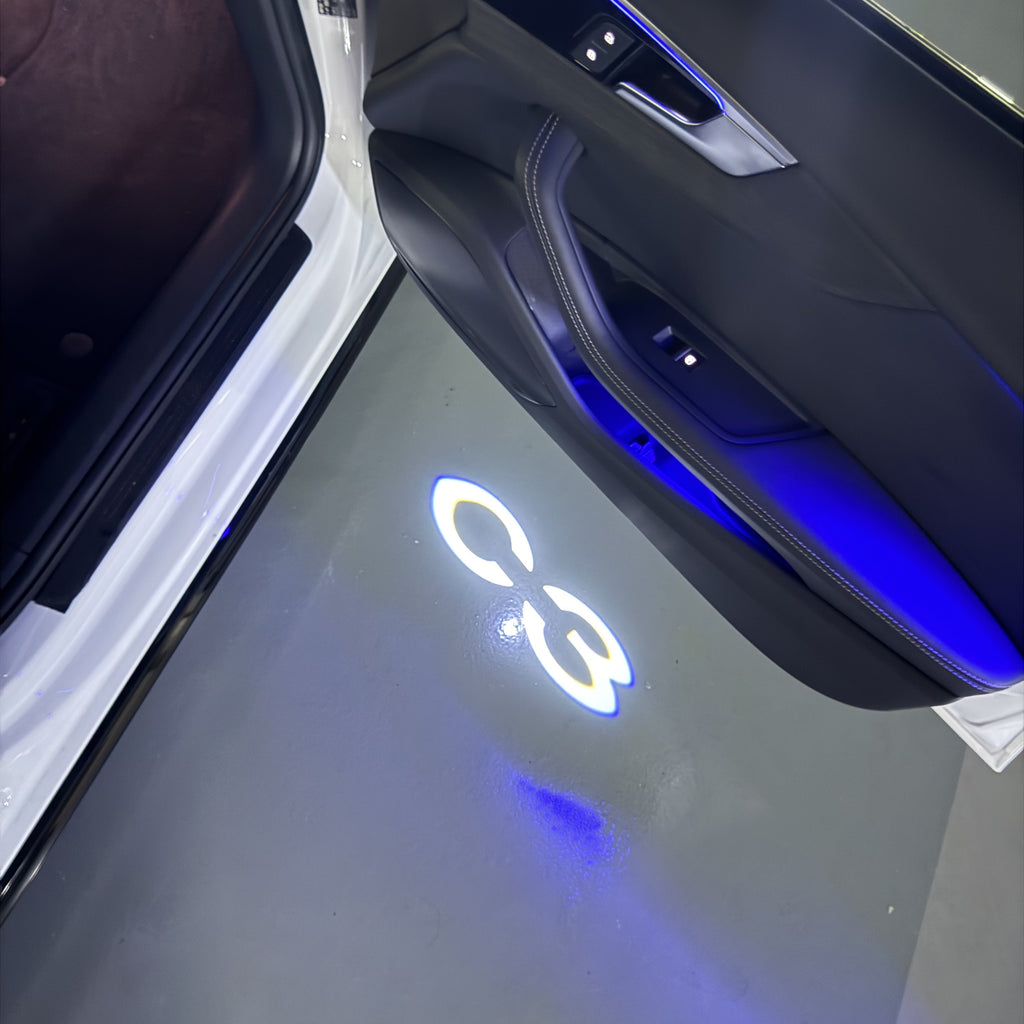 CITROËN C3 LOGO PROJECTOT LIGHTS    (quantity 1 = 2 Logo Films /2 door lights）Nr.2805SZ