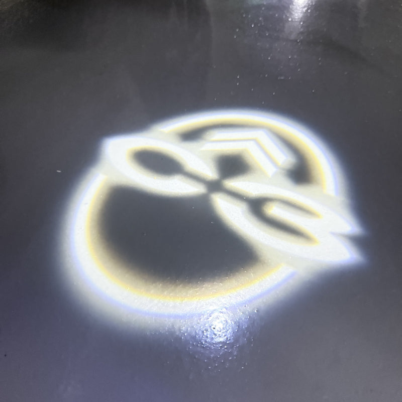CITROËN ORIGINAL LOGO PROJECTOT LIGHTS Nr.2801 (quantità 1 = 2 pellicole logo /2 luci porta） 