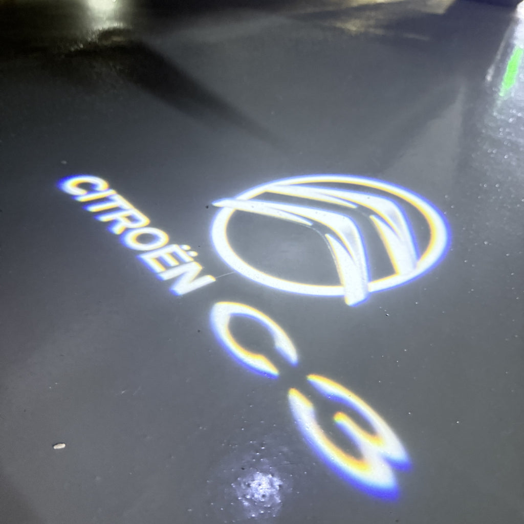 CITROËN C3 LOGO PROJECTOT LIGHTS    (quantity 1 = 2 Logo Films /2 door lights）Nr.2805SC