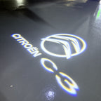 CITROËN C3 LOGO PROJECTOT LIGHTS    (quantity 1 = 2 Logo Films /2 door lights）Nr.2805SC