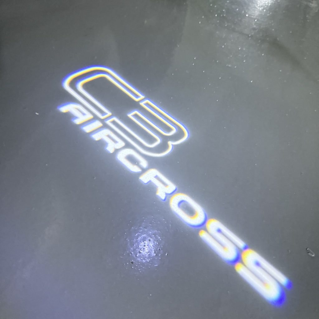 CITROËN C3 LOGO PROJECTOT LIGHTS    (quantity 1 = 2 Logo Films /2 door lights）Nr.2805S4）