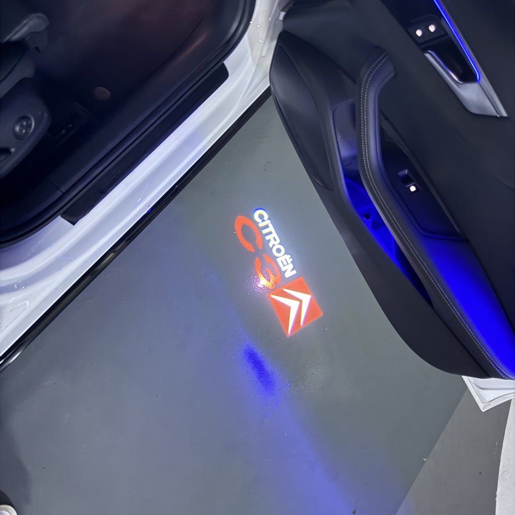 CITROËN C3 LOGO PROJECTOT LIGHTS    (quantity 1 = 2 Logo Films /2 door lights）Nr.2805SY