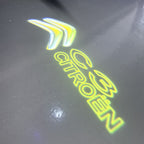 CITROËN C3 LOGO PROJECTOT LIGHTS    (quantity 1 = 2 Logo Films /2 door lights）Nr.2805S4G