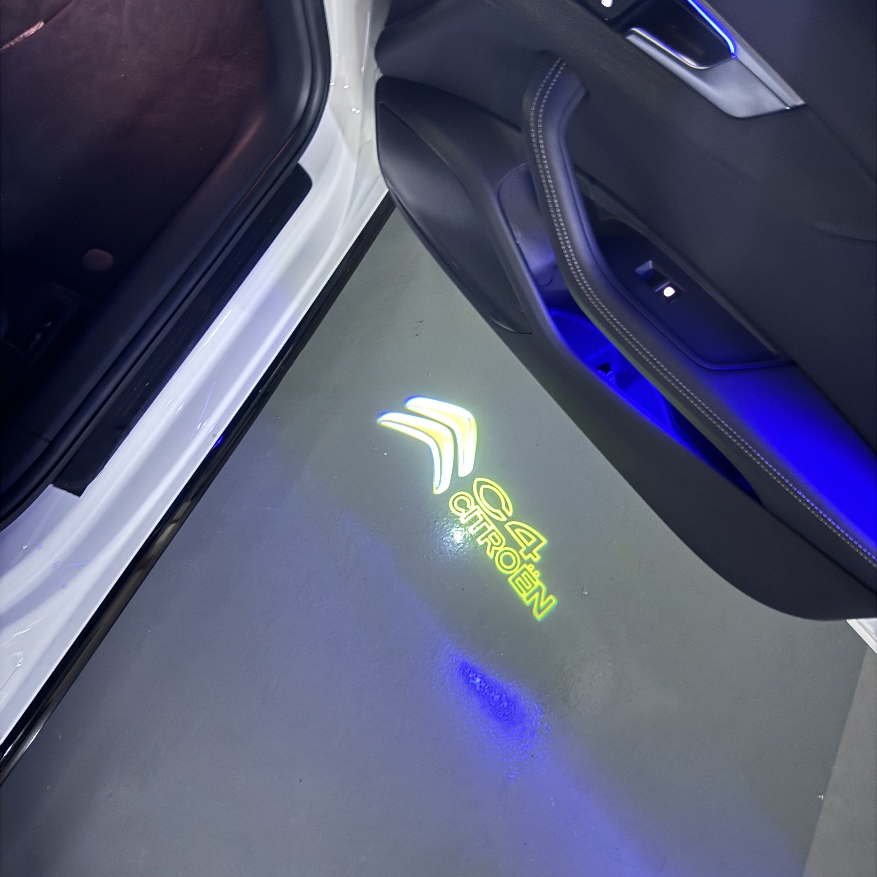 CITROËN C4 LOGO PROJECTOT LIGHTS    (quantity 1 = 2 Logo Films /2 door lights）Nr.2805S131G