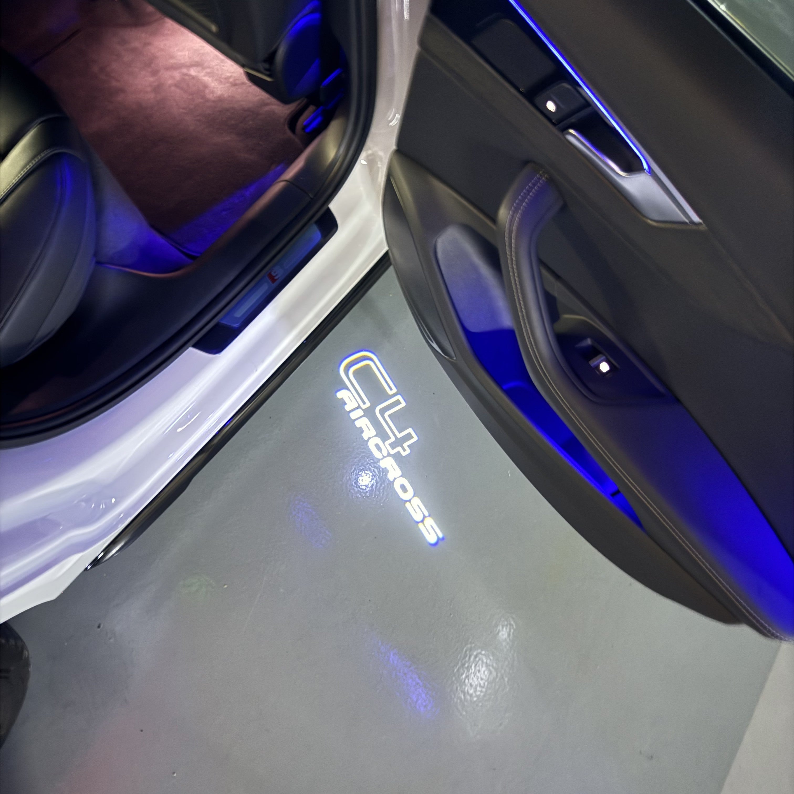 CITROËN C4 LOGO PROJECTOT LIGHTS    (quantity 1 = 2 Logo Films /2 door lights）Nr.2805S1315