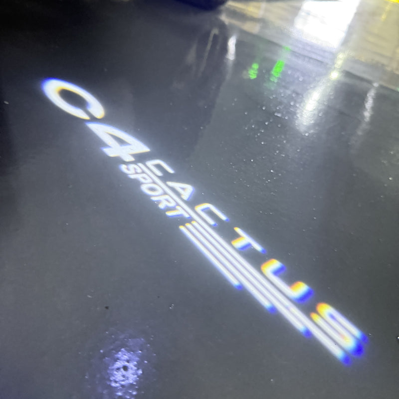 CITROËN ORIGINAL LOGO PROJECTOT LIGHTS Nr.2801 (quantità 1 = 2 pellicole logo /2 luci porta） 