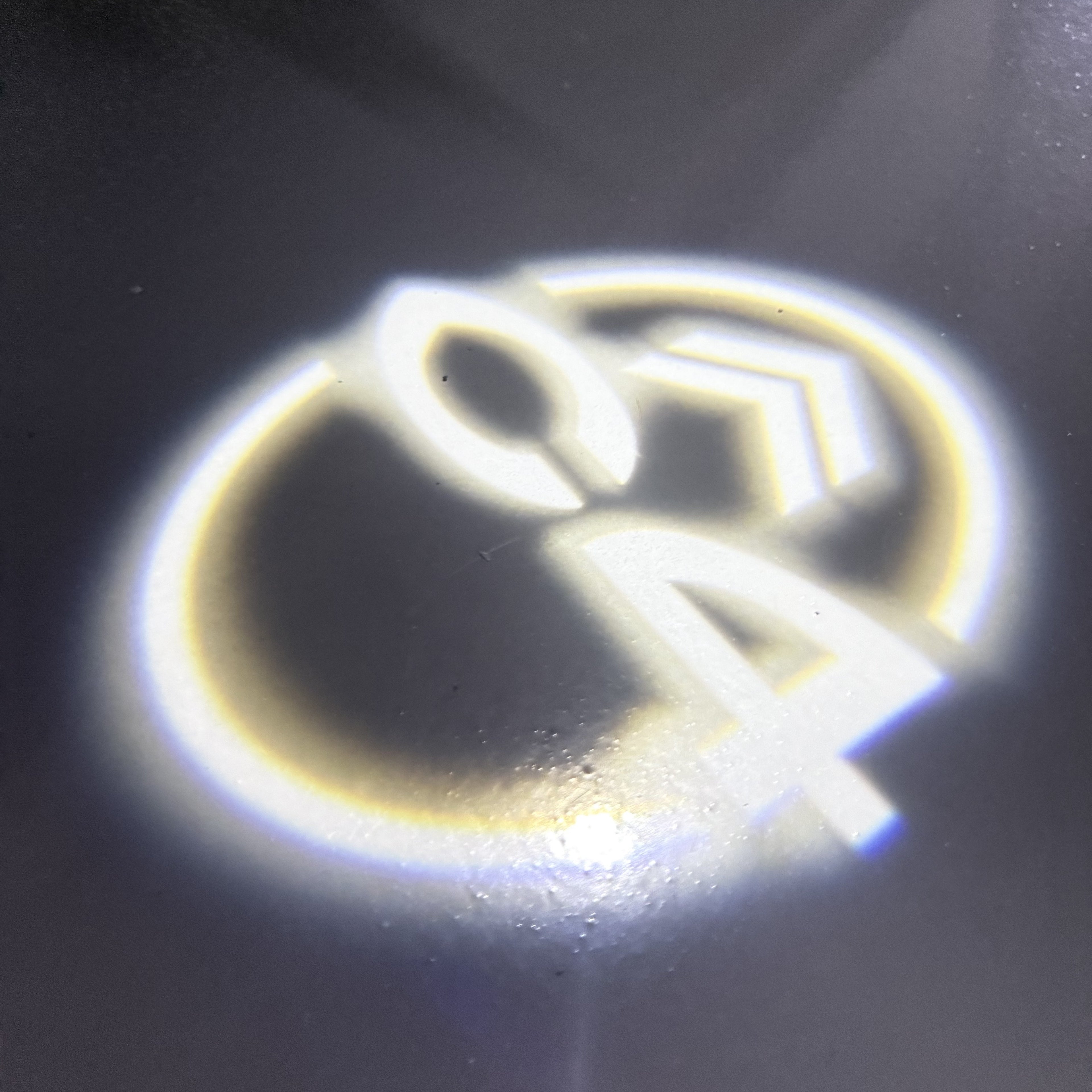 CITROËN C4 LOGO PROJECTOT LIGHTS    (quantity 1 = 2 Logo Films /2 door lights）Nr.2805S131NB